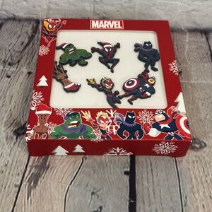 Marvel Avengers Holiday 6 Piece Pin Set